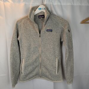 Patagonia Gray Fleece zip Up Jacket Size S In GUC